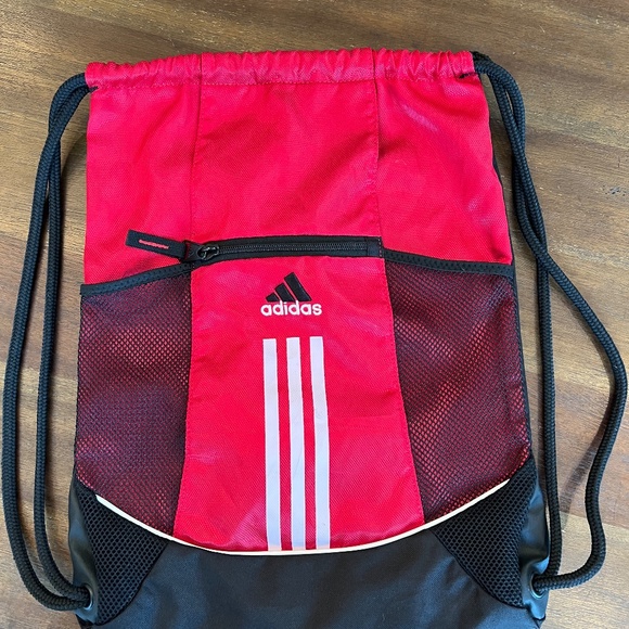 Adidas Alliance Sport Backpack Red - Picture 2 of 7